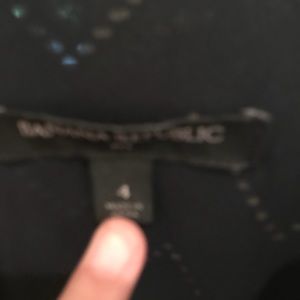 Banana Republic black eyelet dress